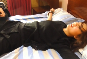 被胖妹子双人tk